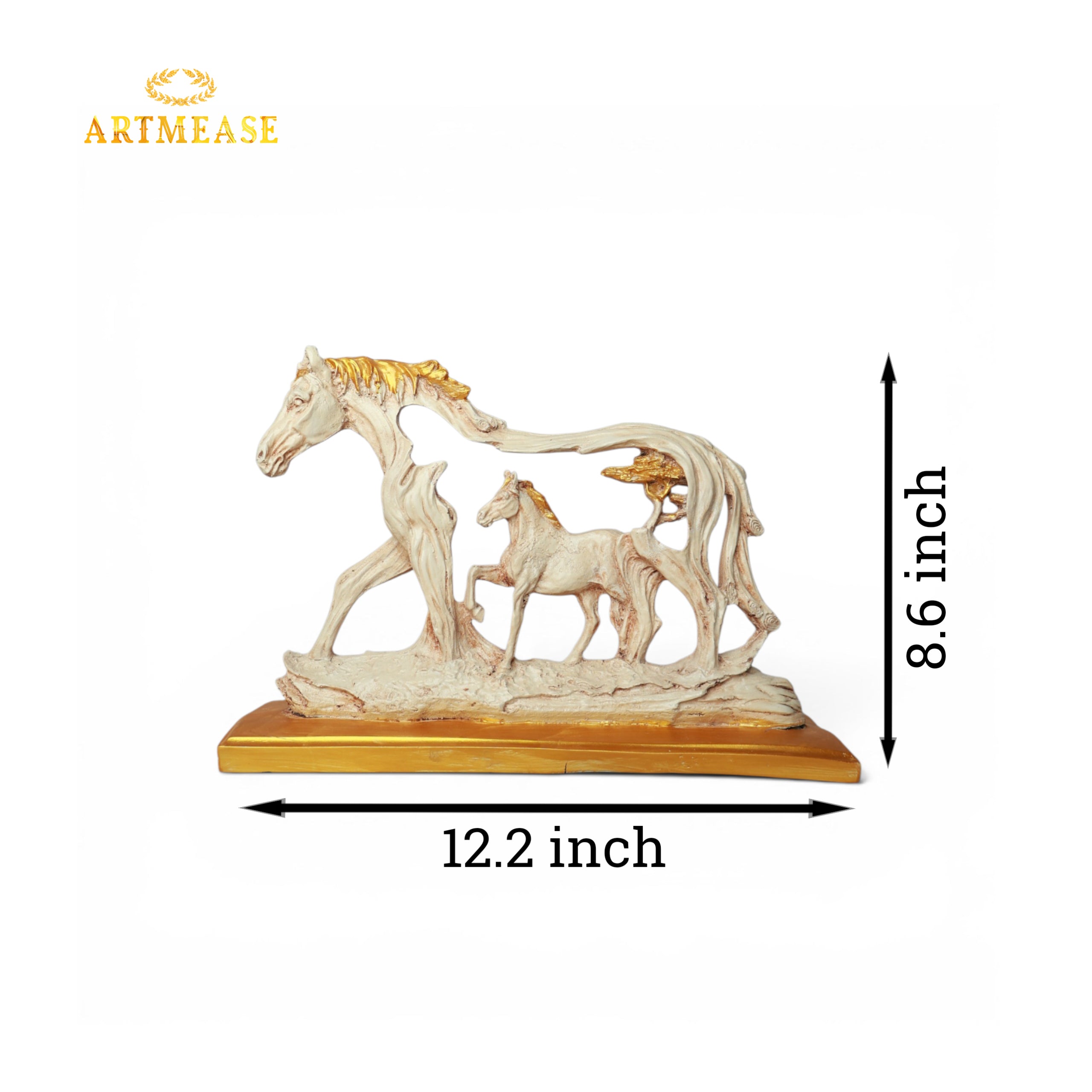 Good Luck Horse Showpiece