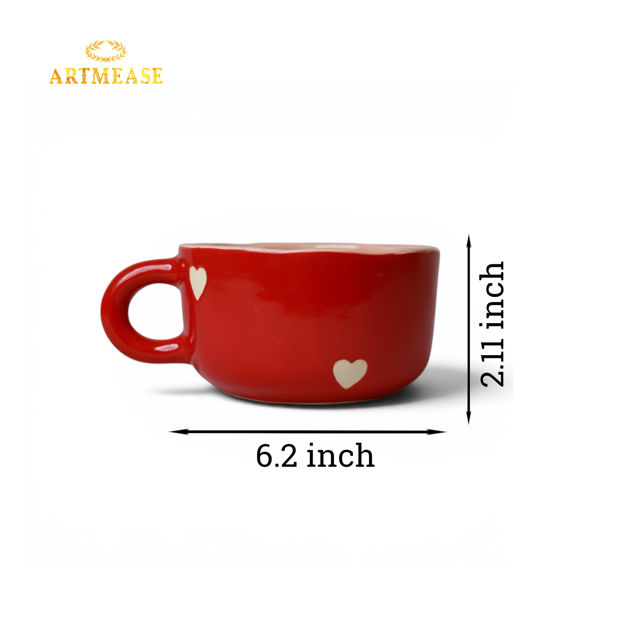 Love you a Latte Cup and Saucer Set
