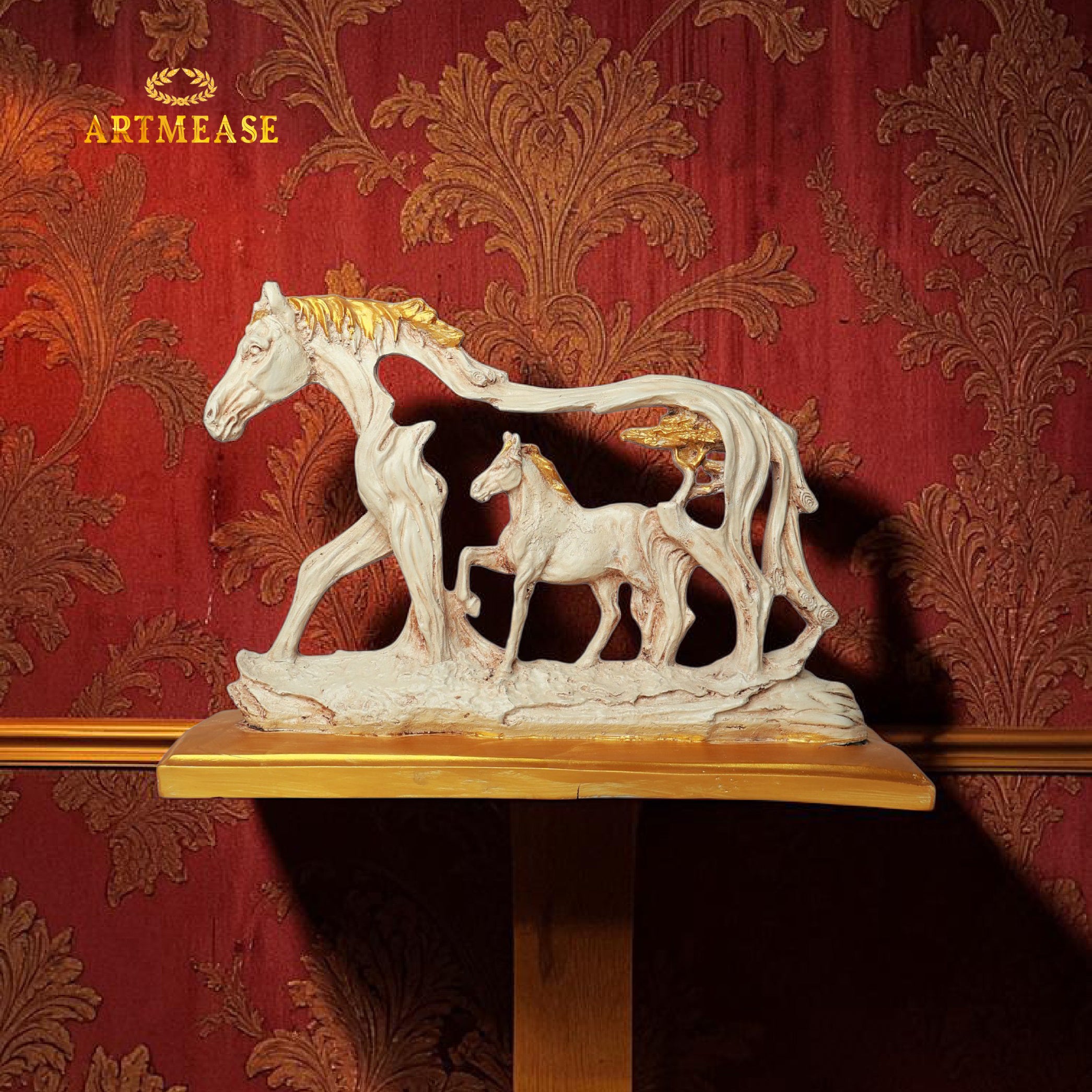 Good Luck Horse Showpiece