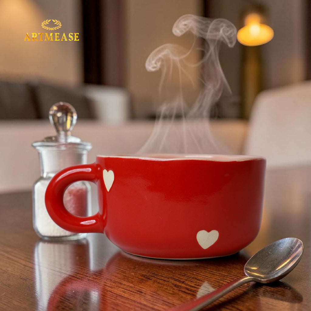 Love you a Latte Cup and Saucer Set