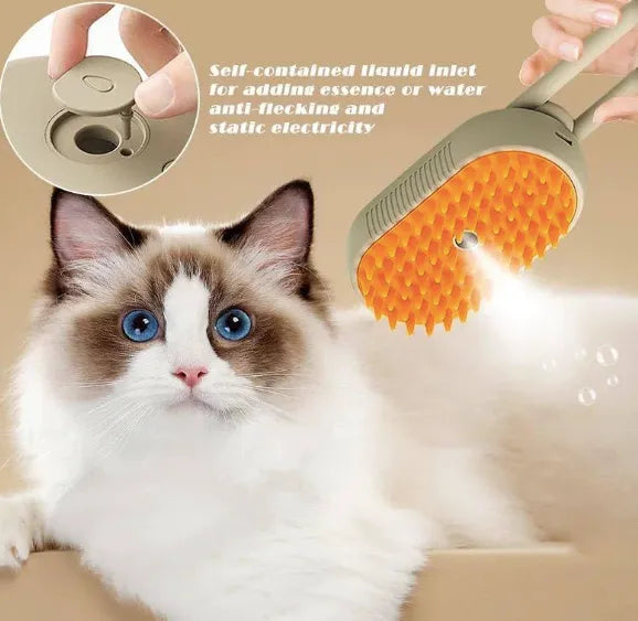 Artmease Electric Pet Steam Hair Brush