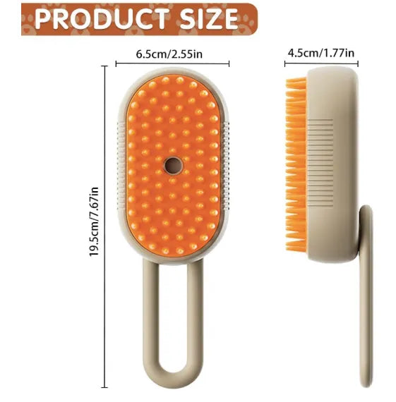 Artmease Electric Pet Steam Hair Brush