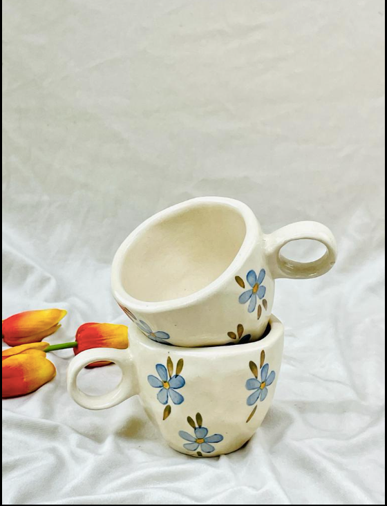Blue Daisy Cup
