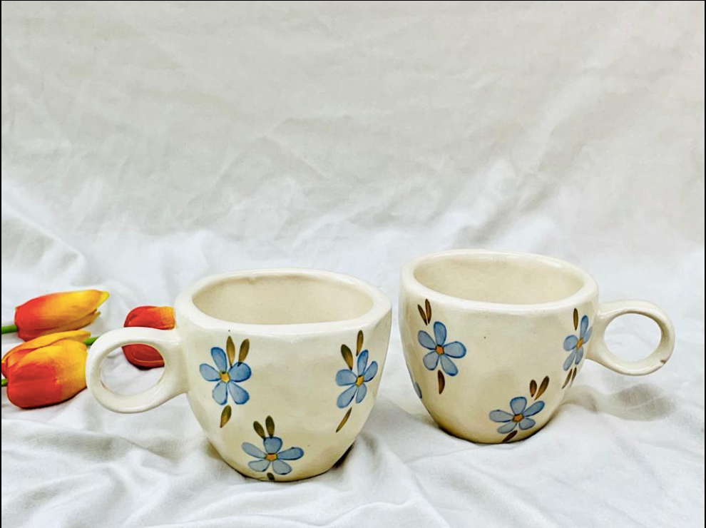 Blue Daisy Cup