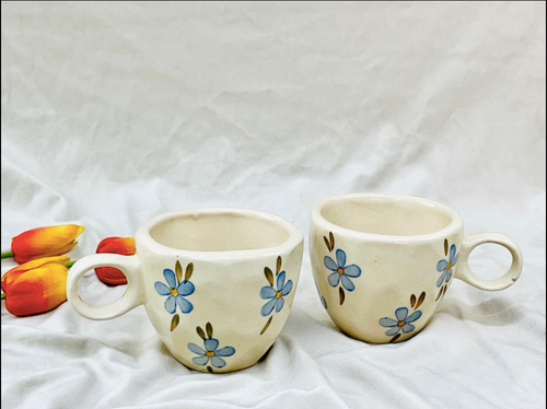Blue Daisy Cup