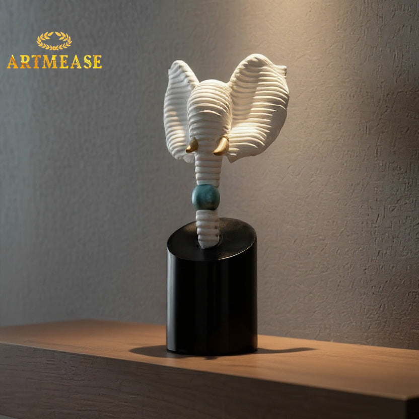 Elephant Head Sculpture