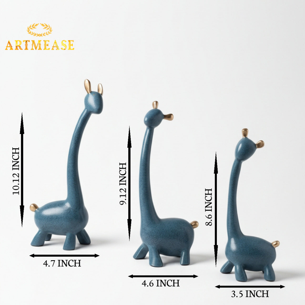 Giraffe Family Showpiece