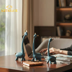Giraffe Family Showpiece