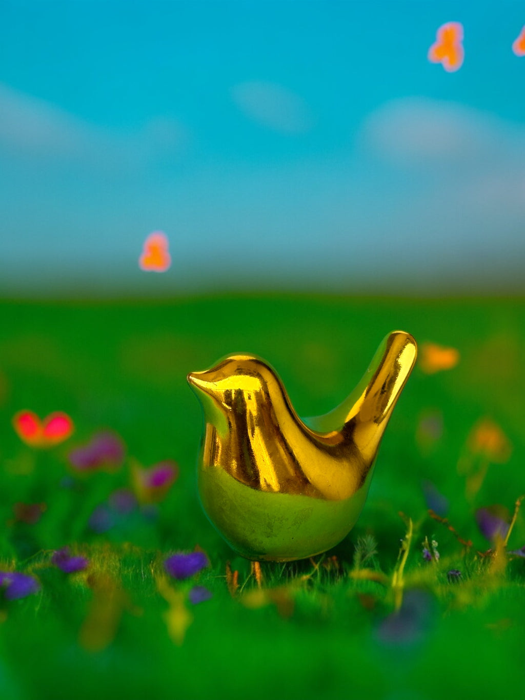 Gold Humming Bird