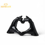 Heart Hands Sculpture