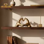 Heart Hands Sculpture