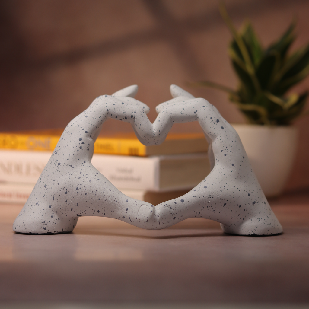 Heart Hands Sculpture