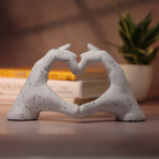Heart Hands Sculpture