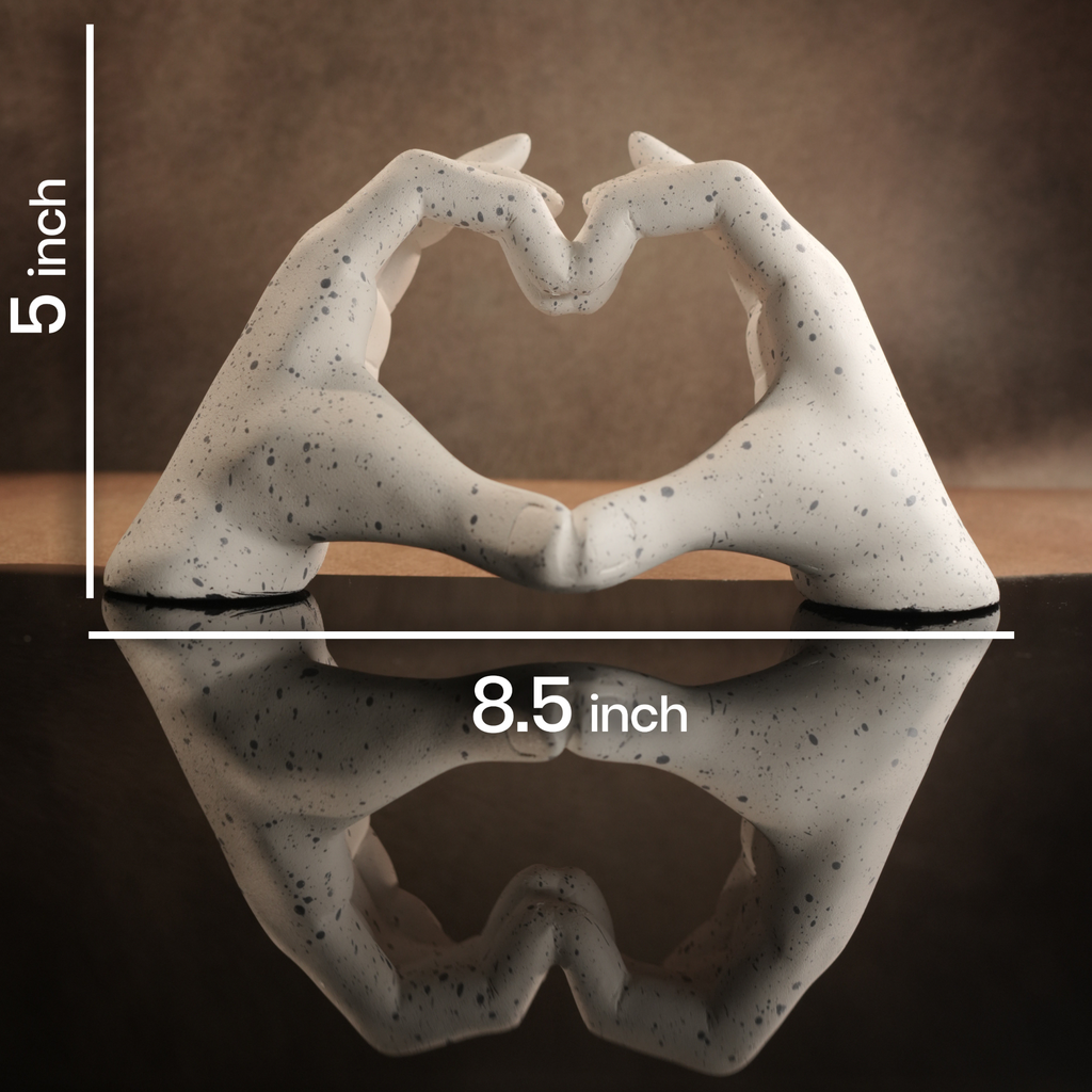 Heart Hands Sculpture