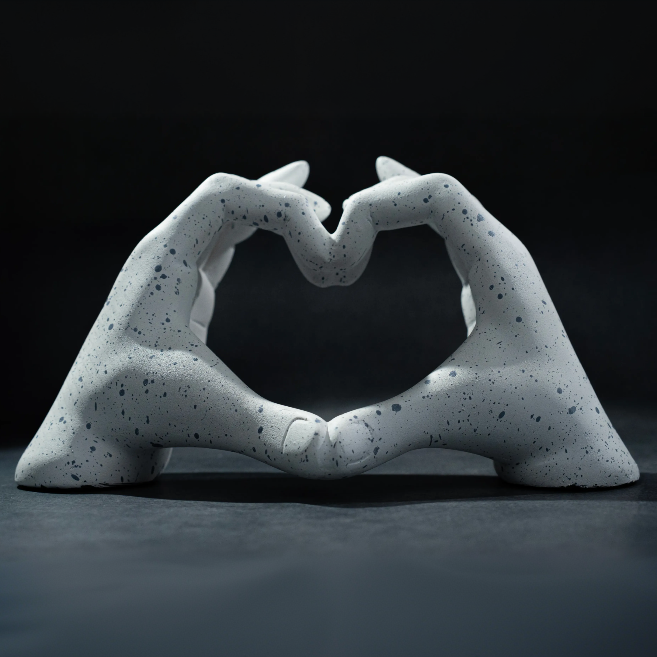 Heart Hands Sculpture
