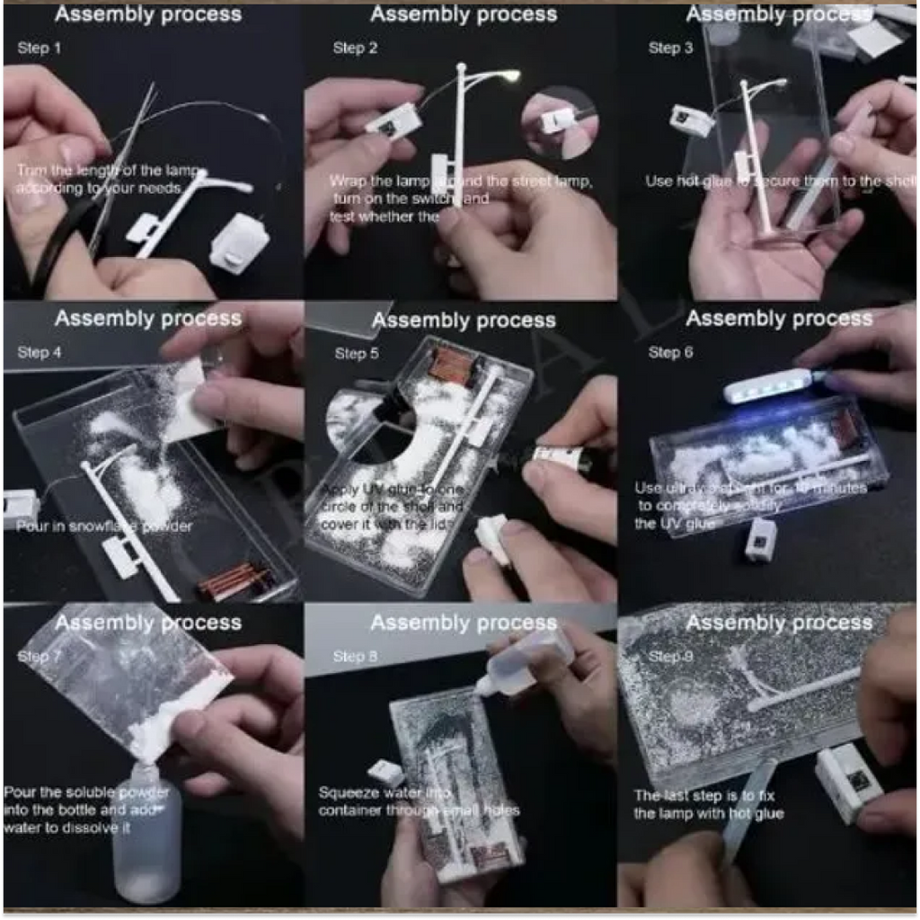 Artmease Snowfall Night Lamp