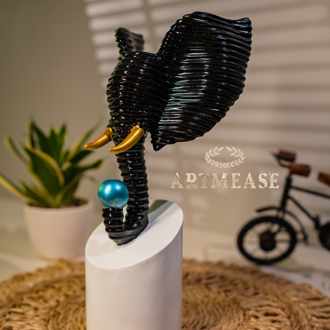 Elephant Head Sculpture