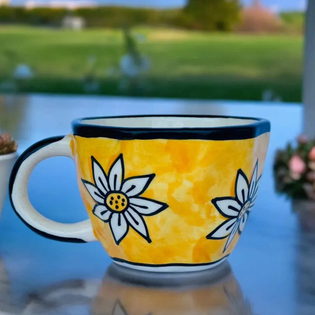 Yellow Daisy Cup