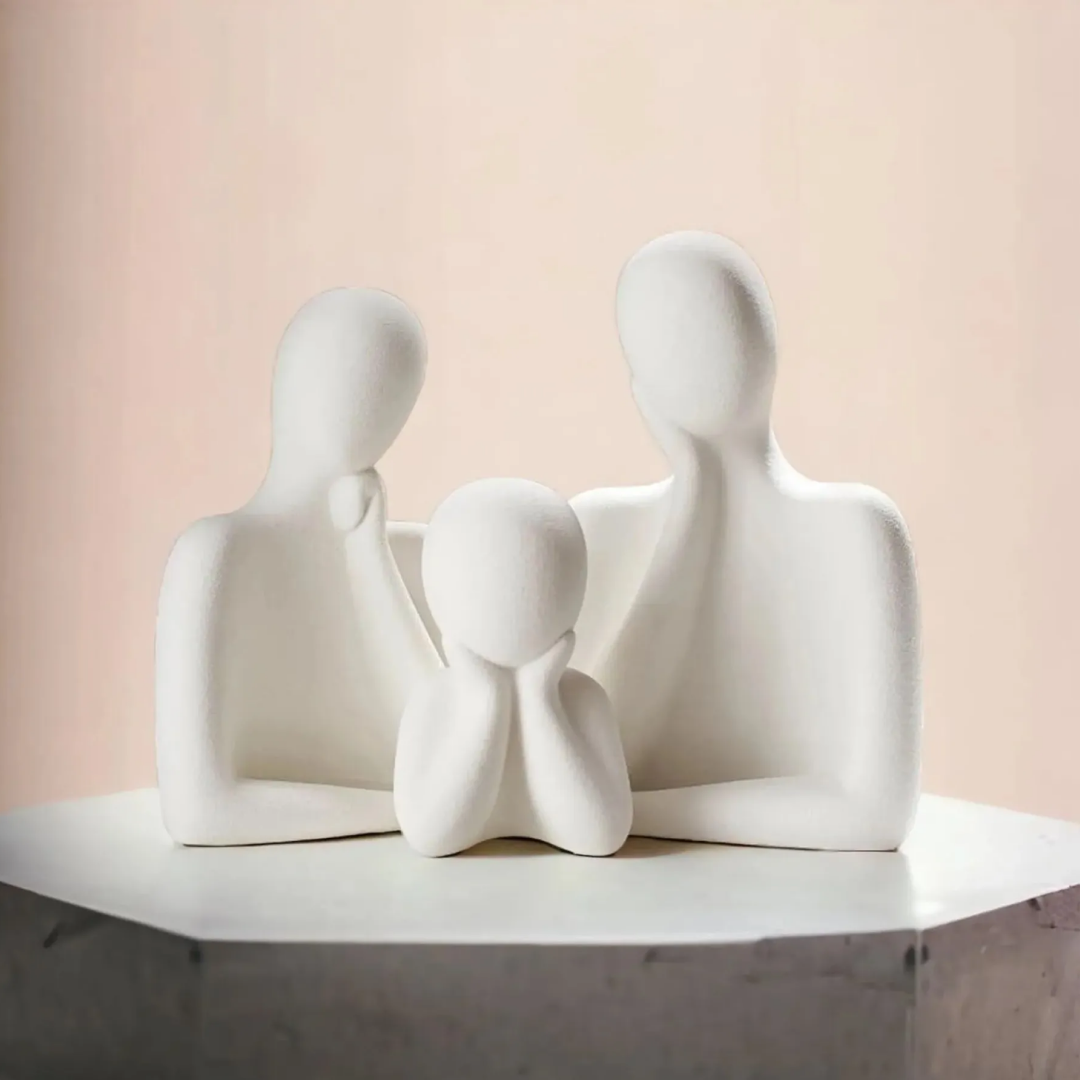 Cute Family Showpiece Set Of 3