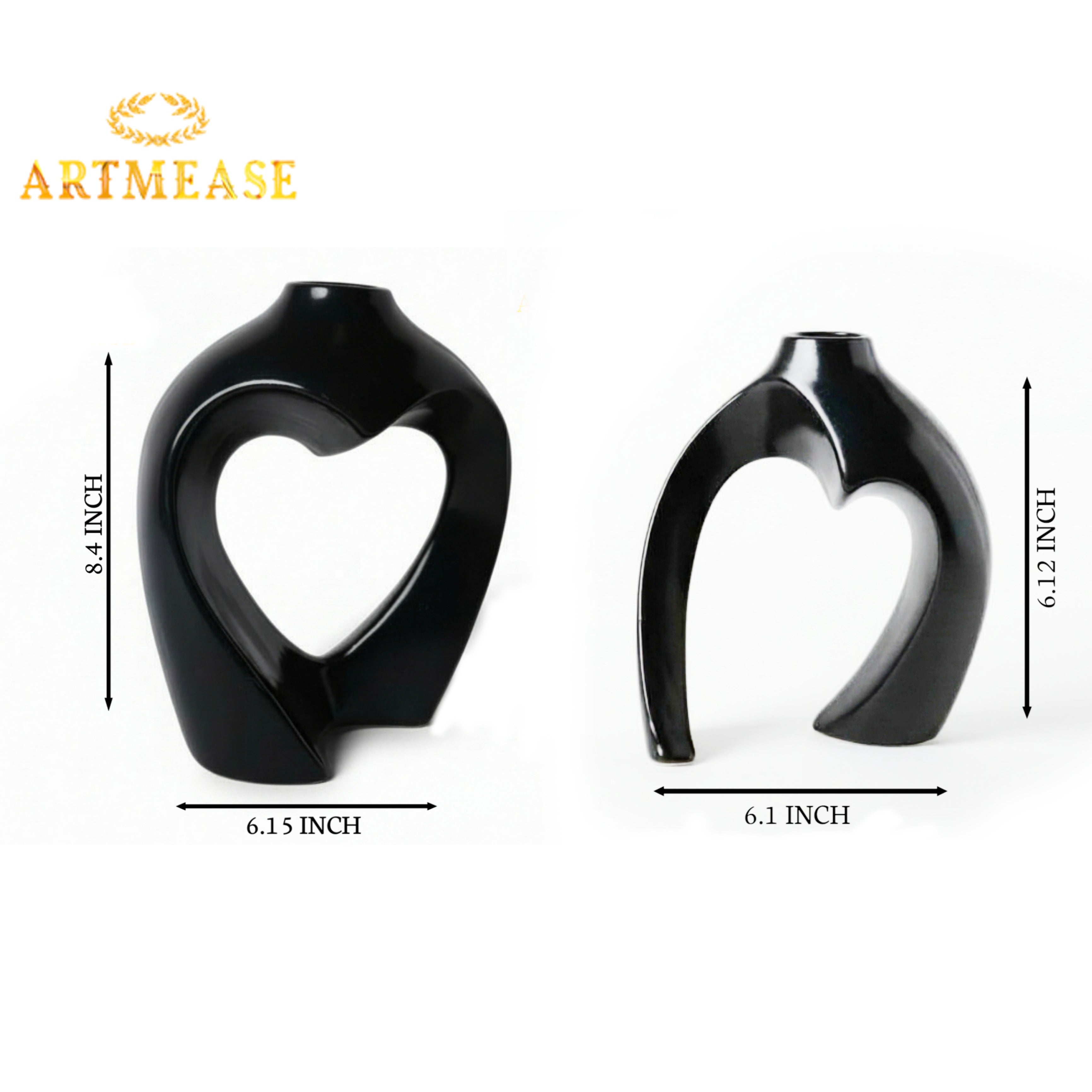 Intertwined Heart Planter Set of 2