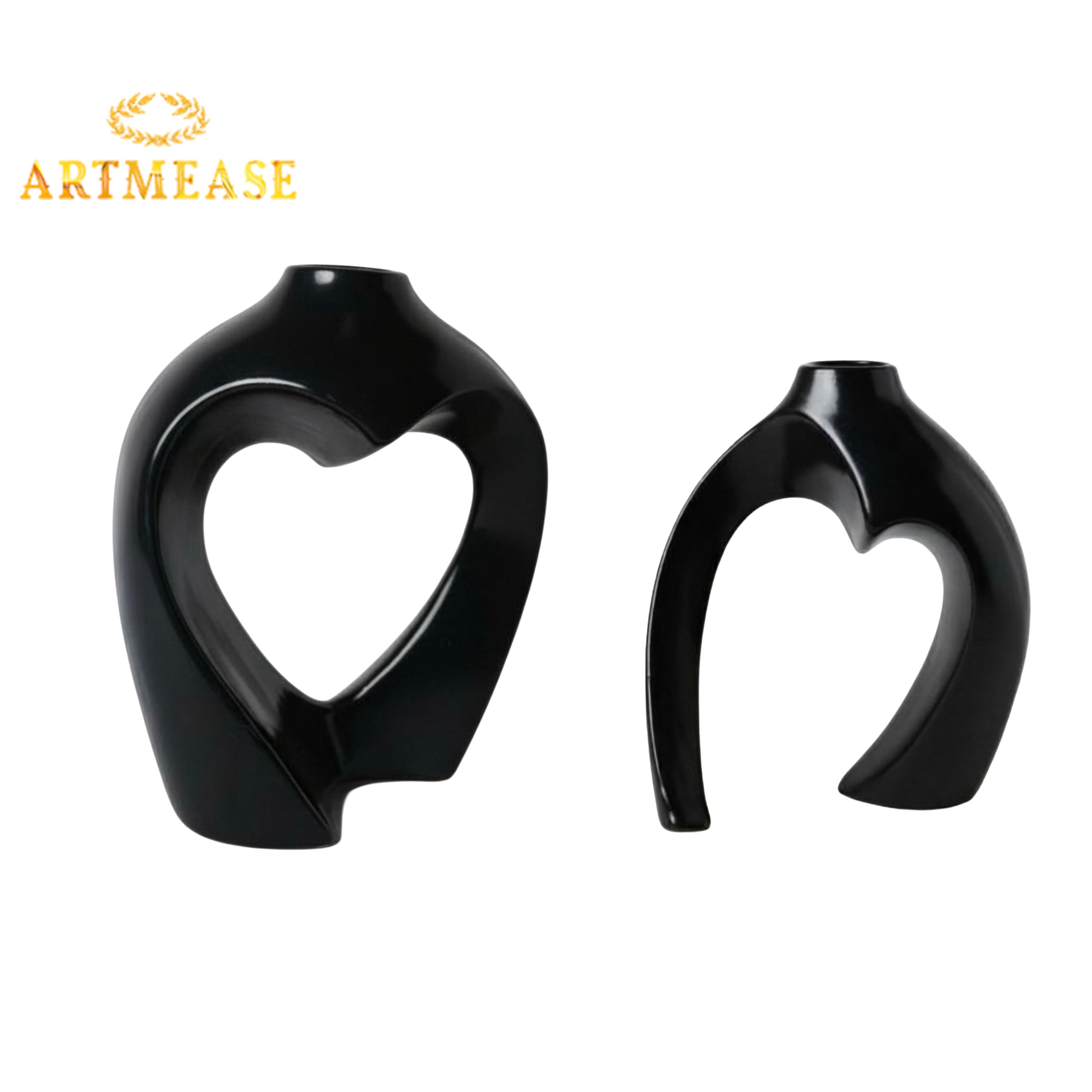 Intertwined Heart Planter Set of 2