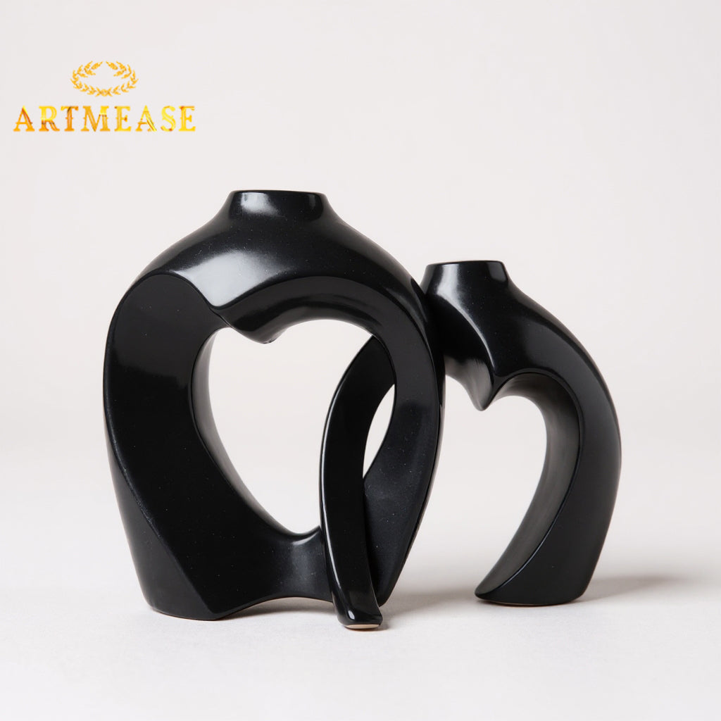 Intertwined Heart Planter Set of 2