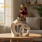 Intertwined Heart Planter Set of 2