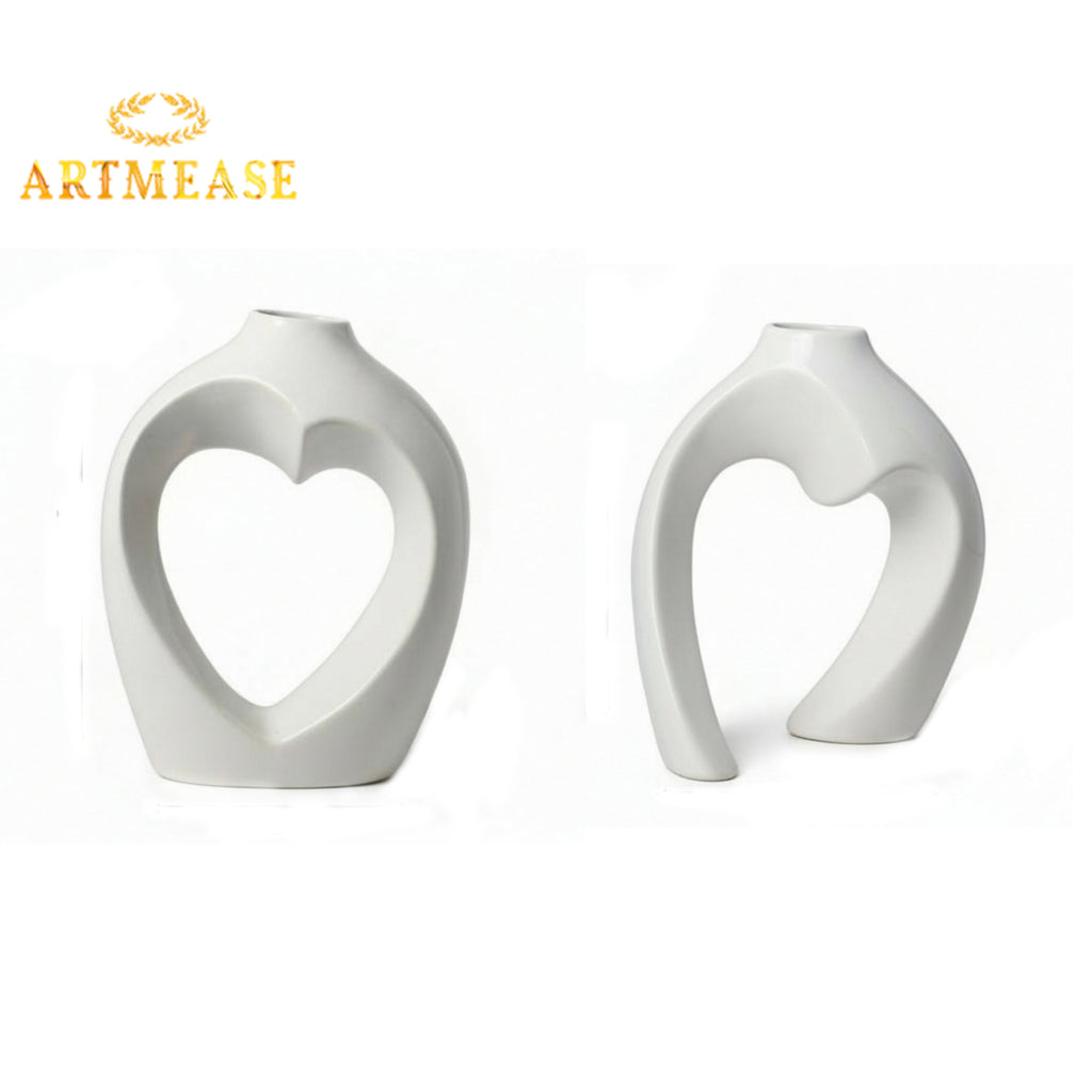 Intertwined Heart Planter Set of 2