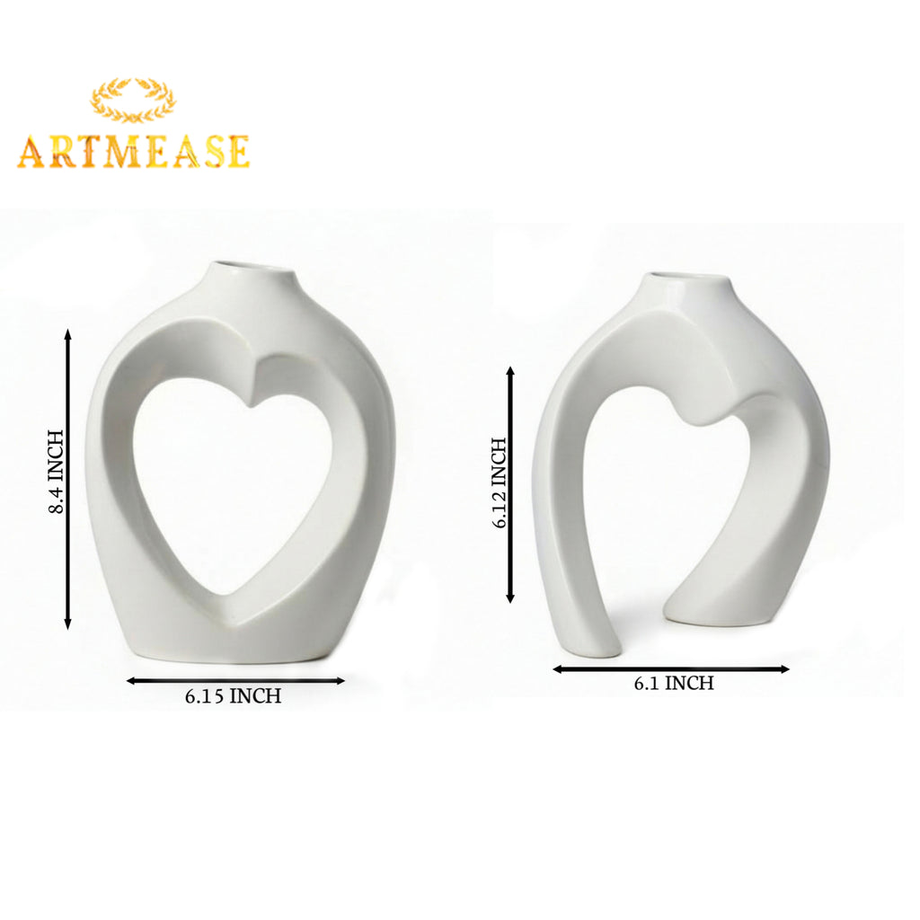 Intertwined Heart Planter Set of 2