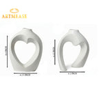 Intertwined Heart Planter Set of 2