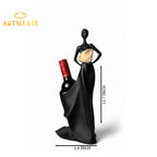 The Perfect Pour Gift Set – Lady Wine Holder & Wine Flute Glasses set of 2