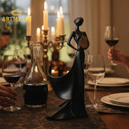 The Perfect Pour Gift Set – Lady Wine Holder & Wine Flute Glasses set of 2