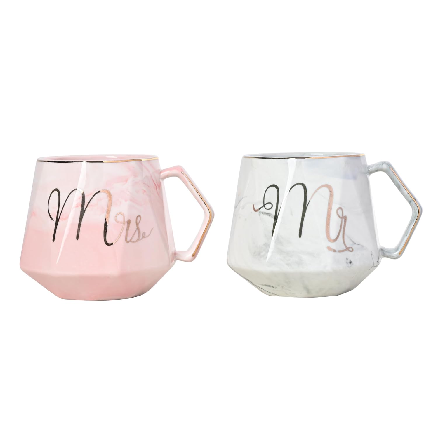 Mr. & Mrs. Couple Cup Set (330 ml, Pack of 2)