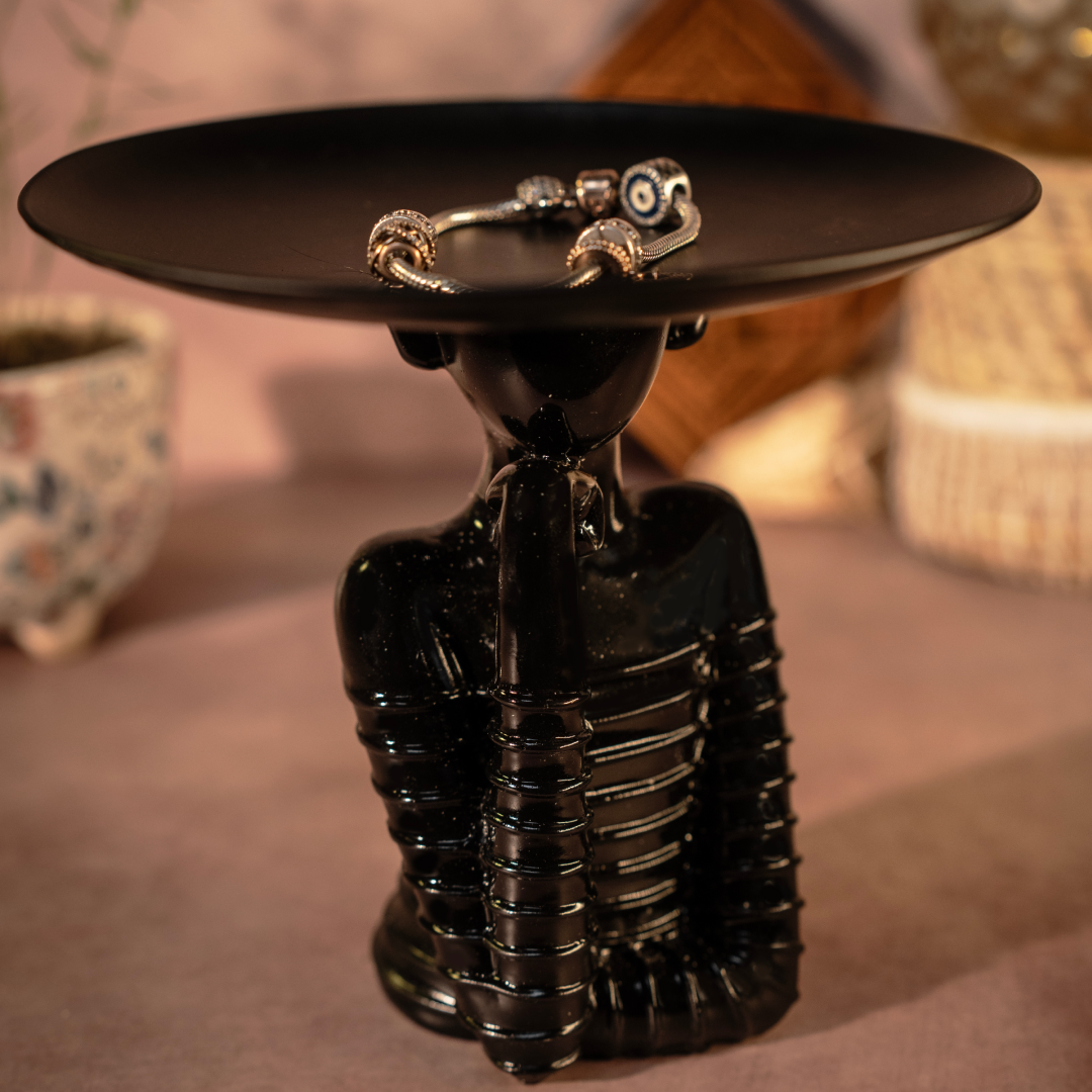 Nordic Women Tray Sculpture