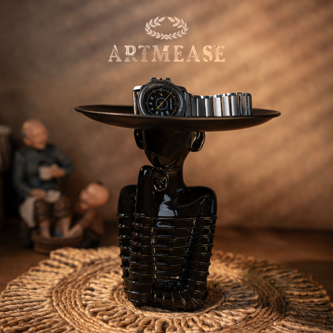 Nordic Women Tray Sculpture