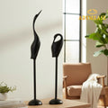 Sleek Crane Resin Showpiece Set of 2