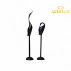 Sleek Crane Resin Showpiece Set of 2