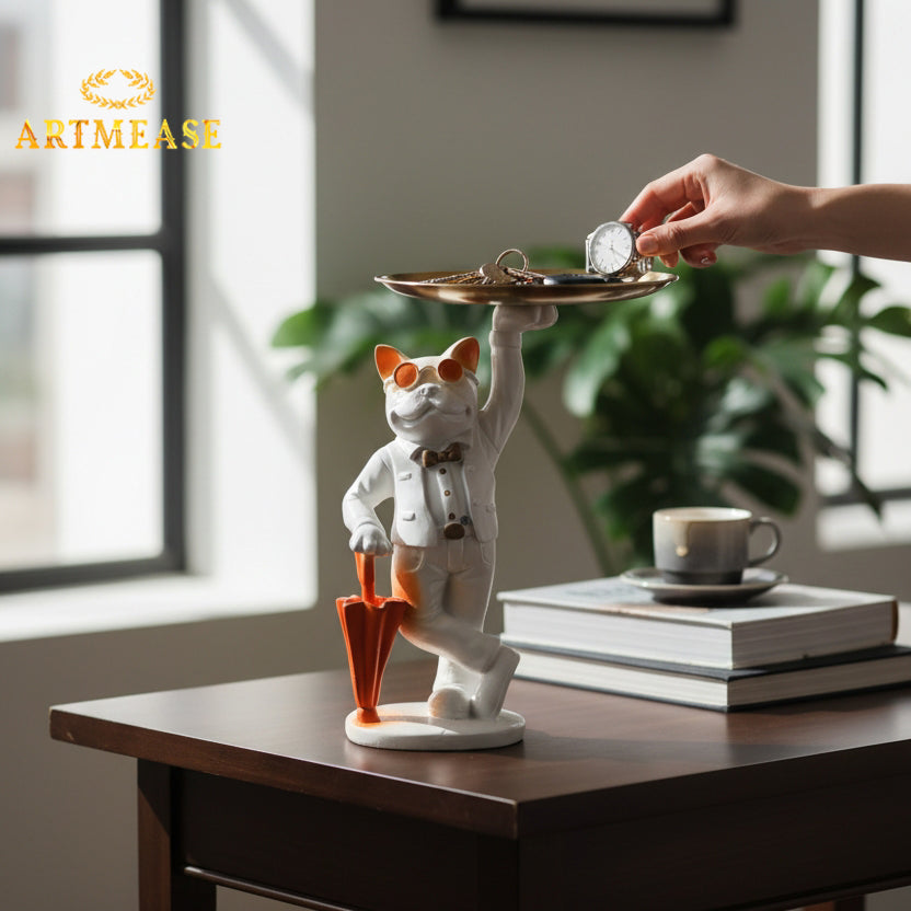 Standing Dog Sculpture