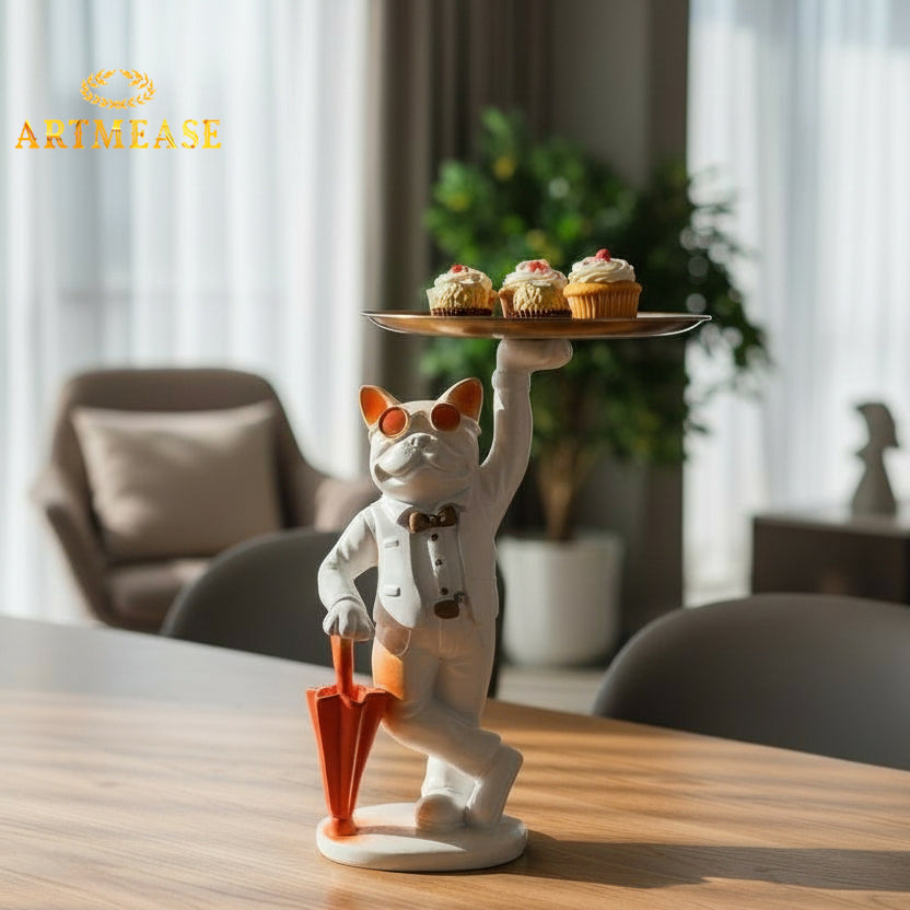 Standing Dog Sculpture