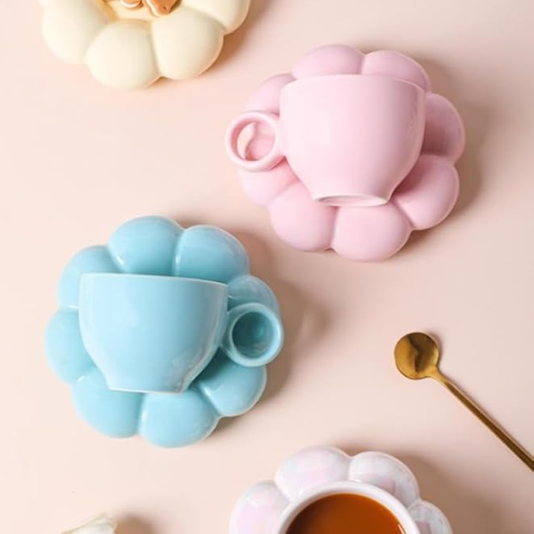 Sunflower Cup Saucer Set