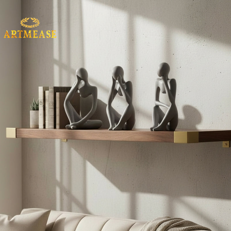 Thinking Men Statue Set of 3