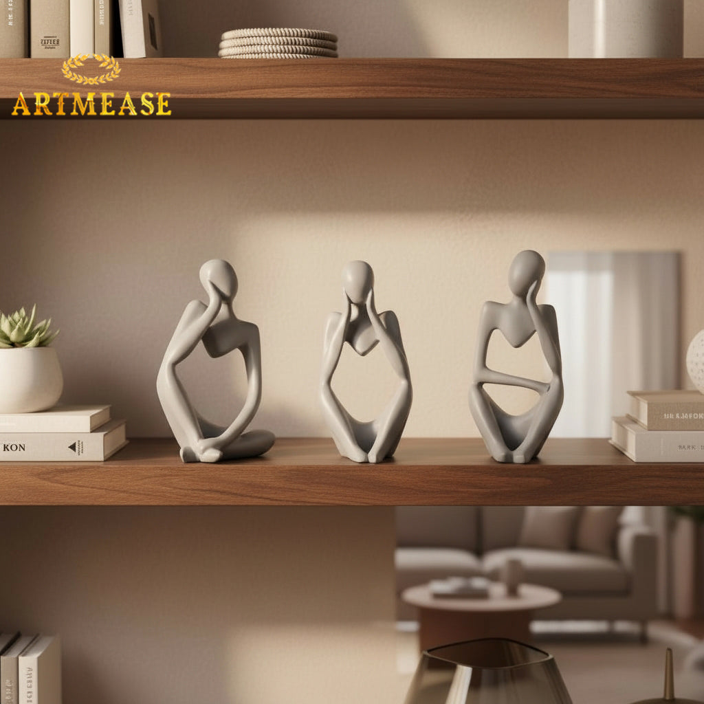 Thinking Men Statue Set of 3