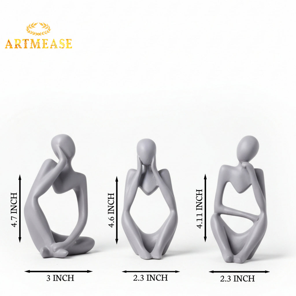 Thinking Men Statue Set of 3