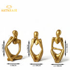 Thinking Men Statue Set of 3