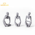 Thinking Men Statue Set of 3