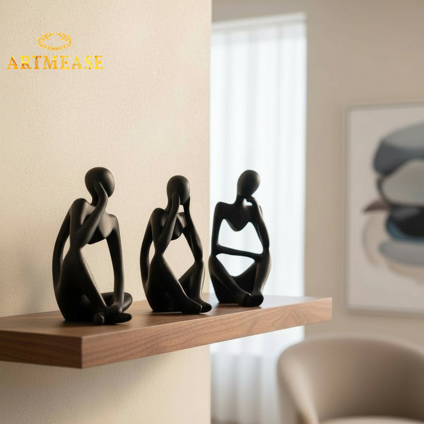 Thinking Men Statue Set of 3