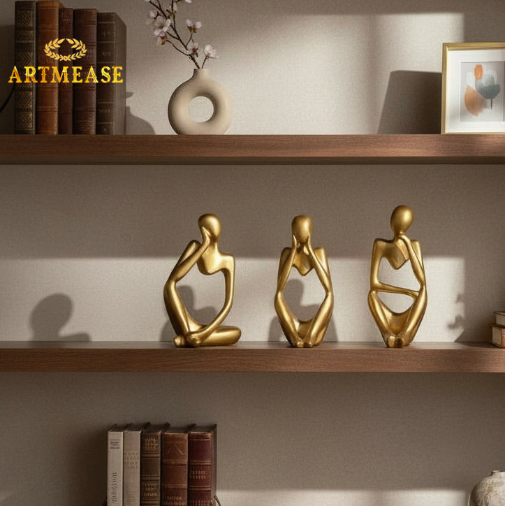 Thinking Men Statue Set of 3