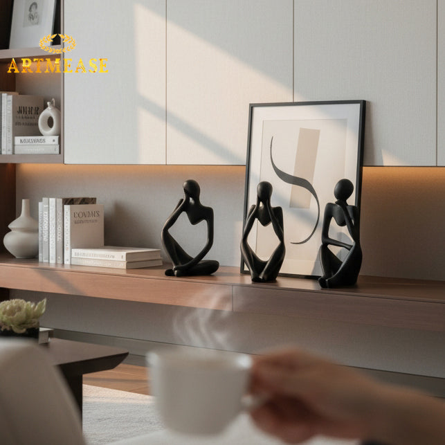 Thinking Men Statue Set of 3