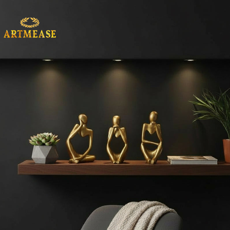 Thinking Men Statue Set of 3