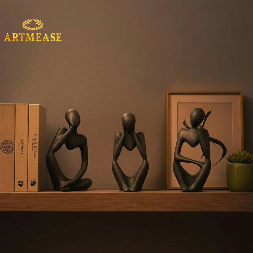 Thinking Men Statue Set of 3
